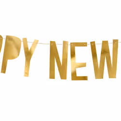 PartyDeco Happy New Year Guirlande