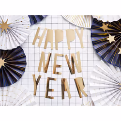 PartyDeco Happy New Year Guirlande