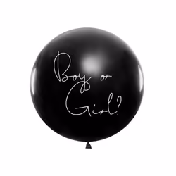 PartyDeco BG36-2-D, Ballon-jouet, Latex, Noir, Blanc, Soirée à thème, Rond, 8 an(s)