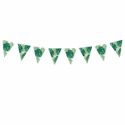 PartyDeco FLG20, Guirlande, Vert, Motif, Fête, 1 pièce(s)