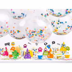 PartyDeco TPP36-018ME Ustensile jetable Assiette