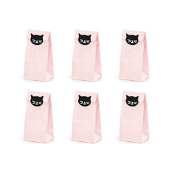 PartyDeco TNS11 gamelle Sac repas Papier Rose 6 pièce(s)