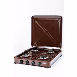 Design Type de plaque de cuisson :Gaz Matériau du boîtier:Métal, Plastique Nombre de zones de cuisson à gaz : 4 zone(s) Couve ...