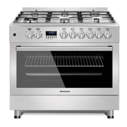 Ravanson KWGE-K90-6 TOP CHEF four et cuisinière Gaz Acier inoxydable B