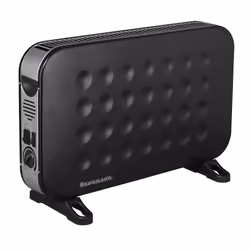 Ravanson CH-9000BT, Mur, Sol, Noir, Boutons, Rotatif, 2000 W, 750 W, 600 mm