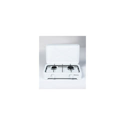K-02t table de cuisson à gaz blanche à comptoir 2 zone(s) - Ravanson