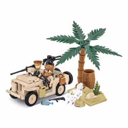 COBI Willys MB-SAS, Elements de jeu de construction, 7 an(s), 180 pièce(s)
