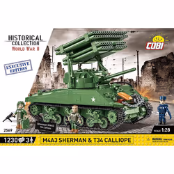 COBI M4A3 Sherman & T34 Calliope - Executive Editon