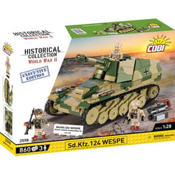 JEU DE CONSTRUCTION - COBI - SD.KFZ.124 WESPE - 855 éléments - Camouflage vert sable - 8 ans et plus