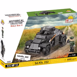 Jeu de construction - COBI - SD.KFZ. 222 - 502 pièces - Noir - 8 ans et plus