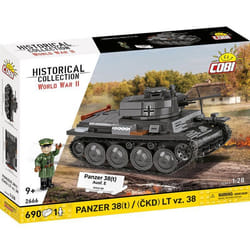 COBI 2666 - PANZER 38 (t)/ (CKD) LT VZ. 38 - JEU DE CONSTRUCTION - NOIR