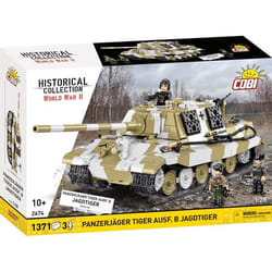 COBI 2674 - PANZERJÄGER TIGER AUSF. B JAGDTIGER - JEU DE CONSTRUCTION - MARRON ET BLANC