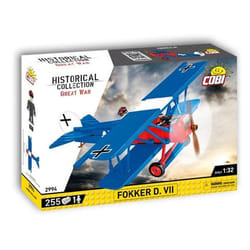 Maquette de construction - COBI - Fokker D. VII - 256 éléments - Bleu - 1:32