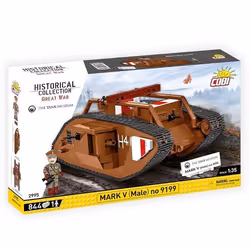 JEU DE CONSTRUCTION - COBI - MARK V (MALE) - MARRON - 844 ÉLÉMENTS - ÉCHELLE 1:35