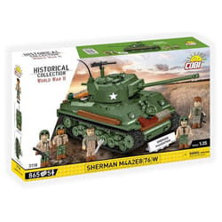 Jeu de construction - COBI - Sherman M4A2E8(76)W - 865 éléments - 1:35 - Vert