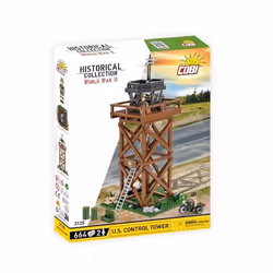 Jeu de construction - COBI - U.S. Control Tower - Marron - 664 pièces - 2 figurines