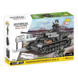 Jeu de construction - COBI - Panzerkampfwagen IV Ausf. G - 643 éléments - 2 figurines - Noir