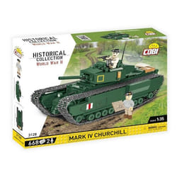Jeu de construction - COBI - Mark IV Churchill - 668 éléments - Vert - Échelle 1:35