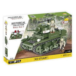 Jeu de construction - COBI - M3 Stuart - 511 éléments - 2 figurines - Vert
