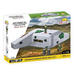 COBI 3136 - GERMAN BUNKER REGELBAU 667 - JEU DE CONSTRUCTION - BLANC