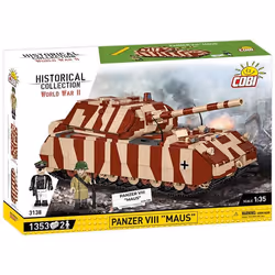 COBI 3138 - PANZER VIII MAUS  - JEU DE CONSTRUCTION - MARRON