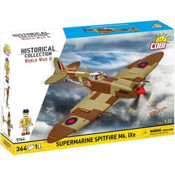 COBI 5764 - AVION SUPERMARINE SPITFIRE Mk. IXe - JEU DE CONSTRUCTION - MARRON