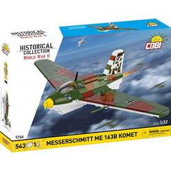 COBI 5766 - AVION MESSERSCHMITT ME 163B KOMET - JEU DE CONSTRUCTION - VERT ET MARRON
