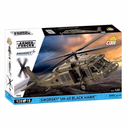 JEU DE CONSTRUCTION - COBI - SIKORSKY UH-60 BLACK HAWK - 928 BRIQUES - À PARTIR DE 8 ANS - MIXTE
