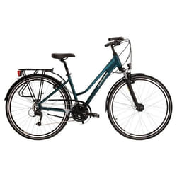 Vélo de Trekking - Kross - Trans 4.0 - Femme - Shimano 21 Vitesses - Turquoise