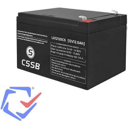 Batterie en gel CSSB 12V 12Ah voiture vehicule