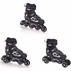 Roller Spirit noir taille ajustable - RAVEN - Roller - Mixte - Polycarbonate mousse PU