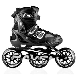 Roller en ligne RAVEN Advance à grandes roues - Noir - Pointure ajustable - ABEC7