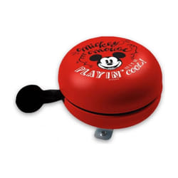 Sonnette de vélo Disney Mickey Mouse Retrojunior 80mm acier rouge - Vélo loisir enfant
