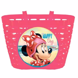 Corbeille pour vélo/trottinette Disney Minnie - Système dattache facile - Enfant Mixte - Rose