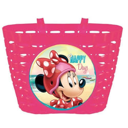 Corbeille pour vélo/trottinette Disney Minnie - Système dattache facile - Enfant Mixte - Rose