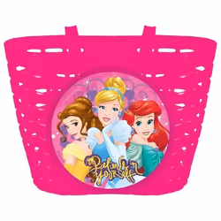 Corbeille pour vélo/trottinette Disney - Princesse - Système dattache facile - Rose