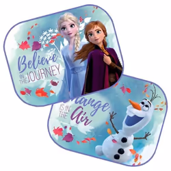 Pare-soleil - Disney - Frozen 2 - 44 x 35 cm - 2 pièces - Protection UV voiture