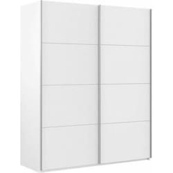 Armoire avec 2 portes coulissantes coloris blanc artik - Longueur 150 x Profondeur 60 x Hauteur 200 cm