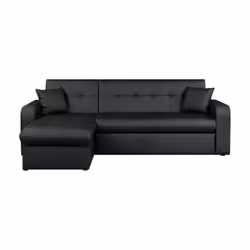ROMAN Canapé convertible angle réversible 3 places - Style et design contemporain - En pin massif, panneaux de particules - R ...