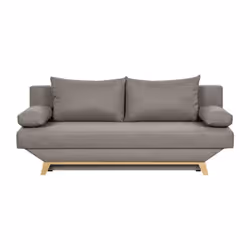 TEIJO Banquette convertible 3 places avec coffre de rangement. Style et design contemporain - Pin massif et panneaux de parti ...