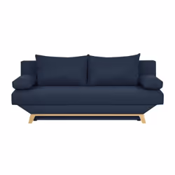 TEIJO Banquette convertible 3 places avec coffre de rangement. Style et design contemporain - Pin massif et panneaux de parti ...