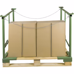 Ridelle de gerbage, largeur ridelles 1200 mm, 1 paire, hauteur utile 800 mm. Produit livré = démonté. Hauteur utile = 800 mm. ...