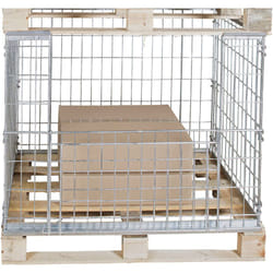 Certeo - ratioform, Rehausse grillagée pour palette pool-Europe, avec