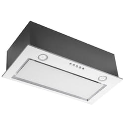Hotte aspirante ciarko sl-box glass 350 m³/h encastrable white