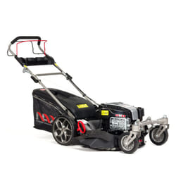 NAX Power 5000S tondeuse à gazon Marcher derrière un tracteur tondeuse Essence Noir, Gris