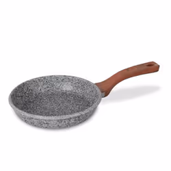 Poêle à frire - PROMIS - GRANITE - 20 cm - Antiadhésive - Résistante aux rayures