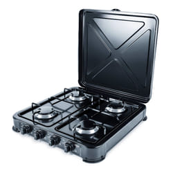 Promis KG400B plaque Noir Comptoir Gaz 4 zone(s)