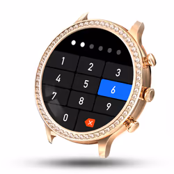 Manta Diamond Lusso 3,35 cm (1.32") IPS 43mm Tactile Or