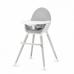 Kinderkraft FINI Chaise haute multifonctionnelle Siège rembourré Gris clair