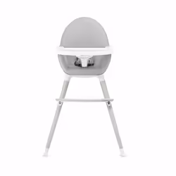Kinderkraft FINI Chaise haute multifonctionnelle Siège rembourré Gris clair